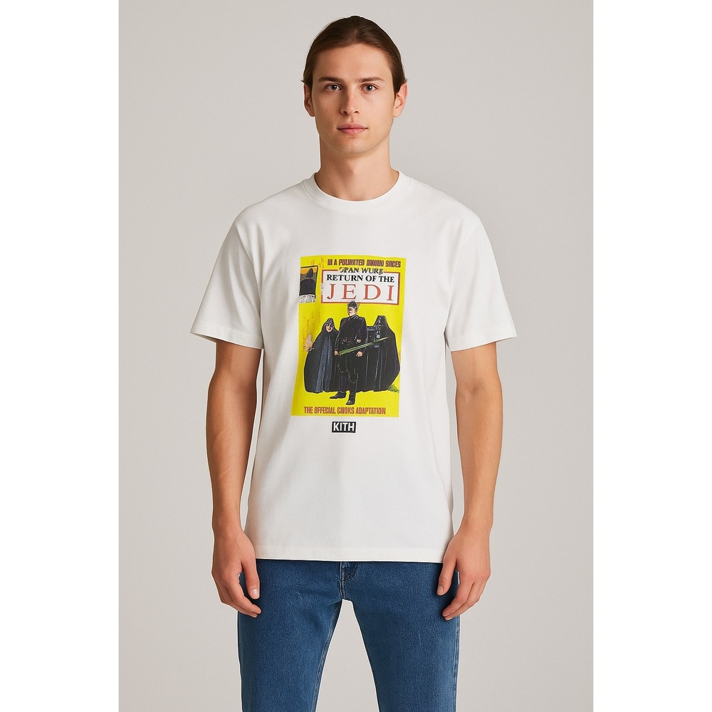 Kith x Star Wars - Collab - Return Of The Jedi - Vintage Tee  - Large - White